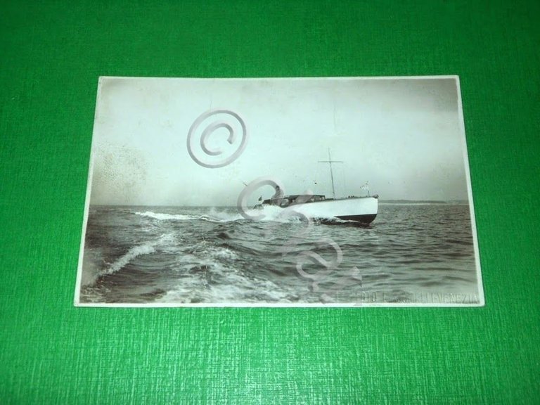 Cartolina Fotografia Navigazione - Foto Giacomelli Venezia 1930 ca