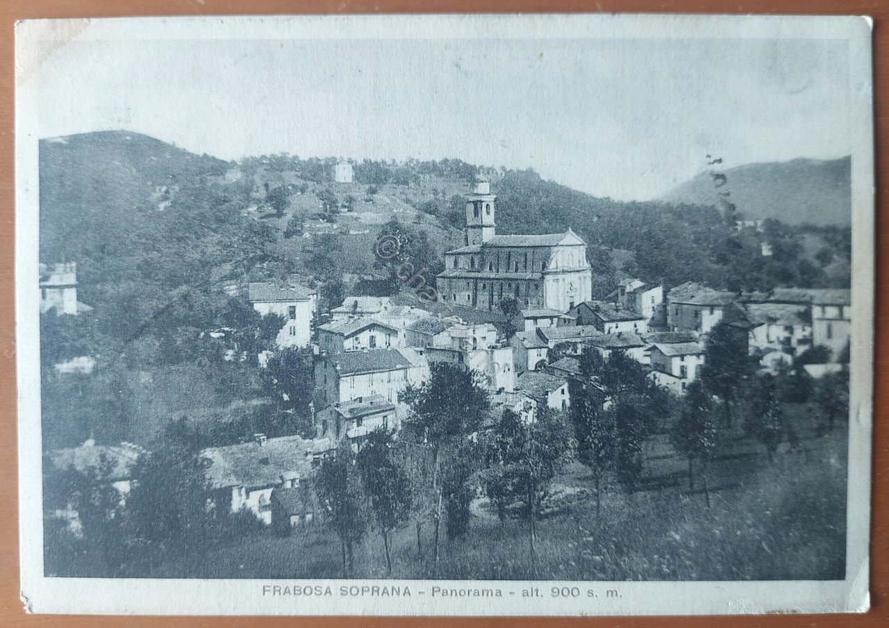 Cartolina Frabosa Soprana - Panorama - 1941 | Immagine principale