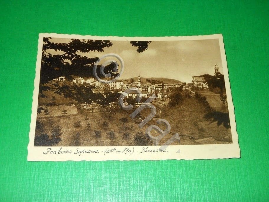 Cartolina Frabosa Soprana - Panorama 1940 ca.