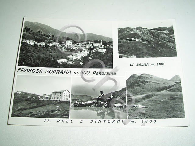 Cartolina Frabosa Soprana ( Cuneo ) - Vedute diverse 1963.