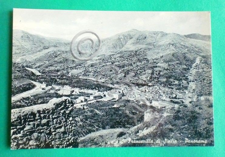 Cartolina Francavilla di Sicilia - Panorama - 1958 | Immagine Gallery 2
