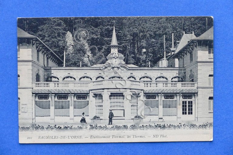 Cartolina Francia - Bagnoles-de-l'Orne - Stabilimento Termale - 1910 ca.