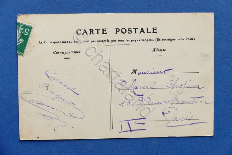 Cartolina Francia - Bois de Vincennes - 1908