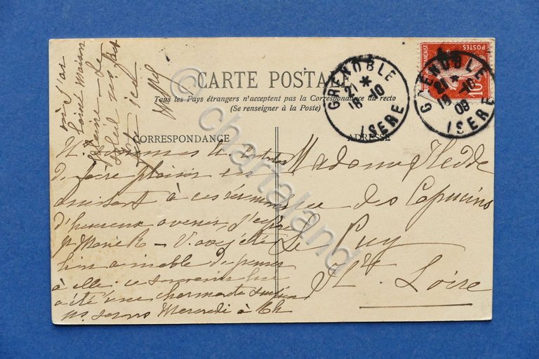 Cartolina Francia - Grenoble - Panorama des quais et les …