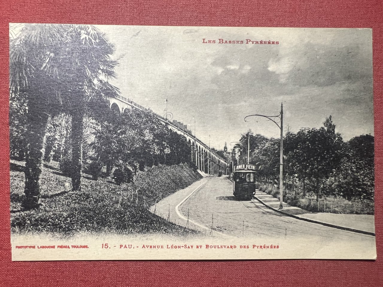 Cartolina Francia - Les Basses Pyrénées - Pau - Avenue …