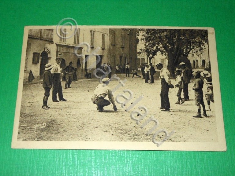 Cartolina Francia - Paysages et Pierres de Provence - Joueurs …