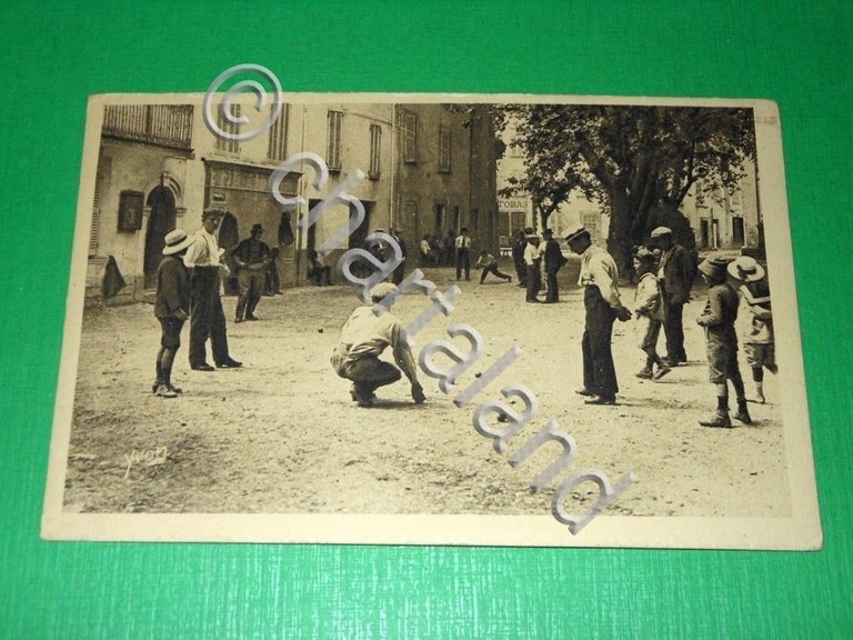 Cartolina Francia - Paysages et Pierres de Provence - Joueurs …