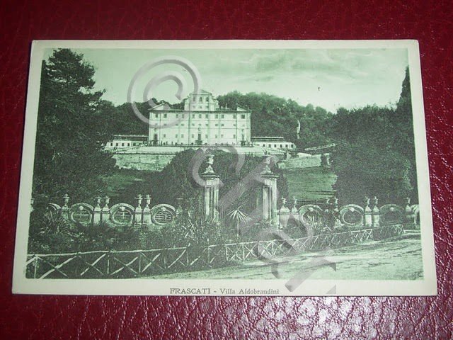 Cartolina Frascati - Villa Aldobrandini 1930 ca.