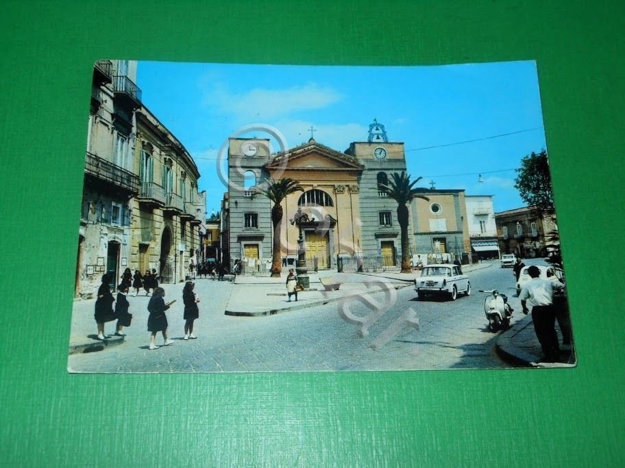 Cartolina Frattamaggiore - Piazza Riscatto 1969.