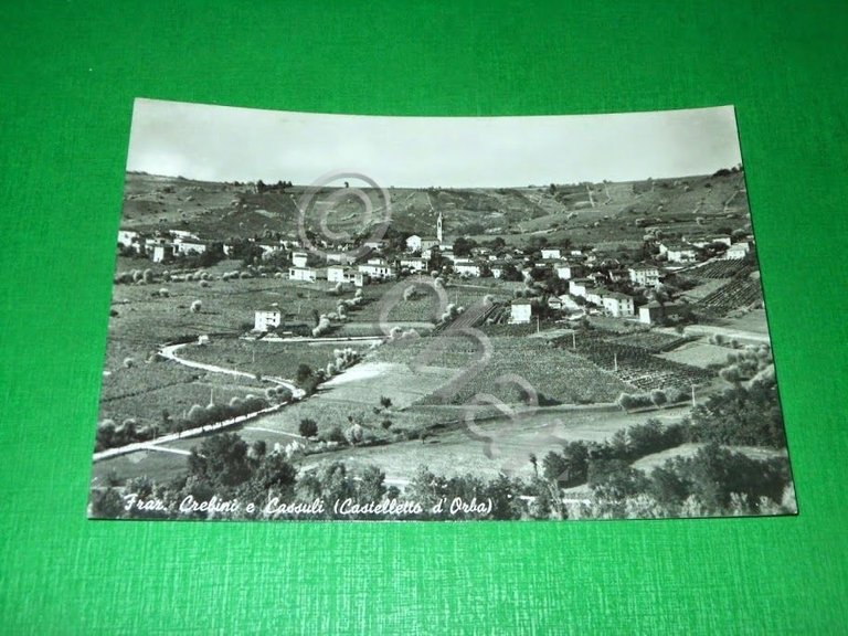 Cartolina Frazioni Crebini e Cassuli ( Castelletto d' Orba ) …