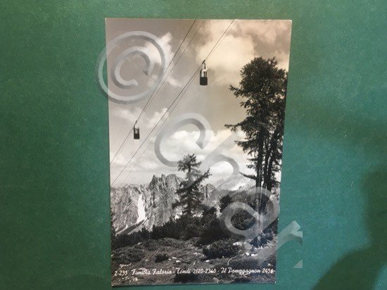 Cartolina Funivia Caloria - Tondi - Il Pomeriggio - 1953