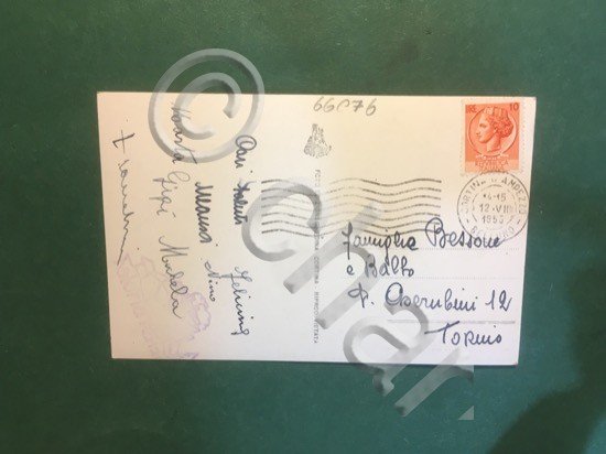 Cartolina Funivia Caloria - Tondi - Il Pomeriggio - 1953