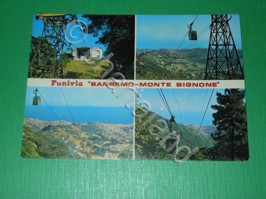 Cartolina Funivia Sanremo - Monte Bignone - Vedute diverse 1965 …
