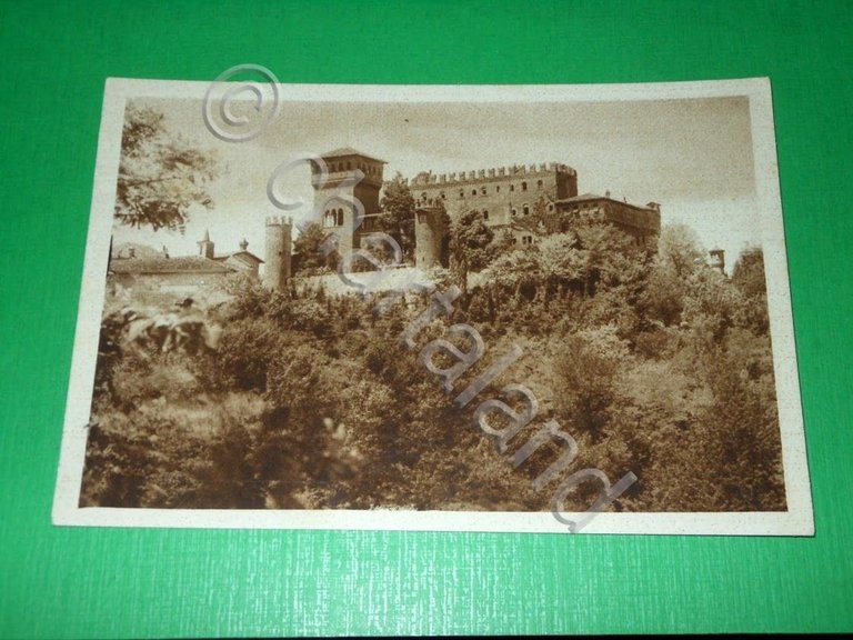 Cartolina Gabiano - Il Castello 1951.