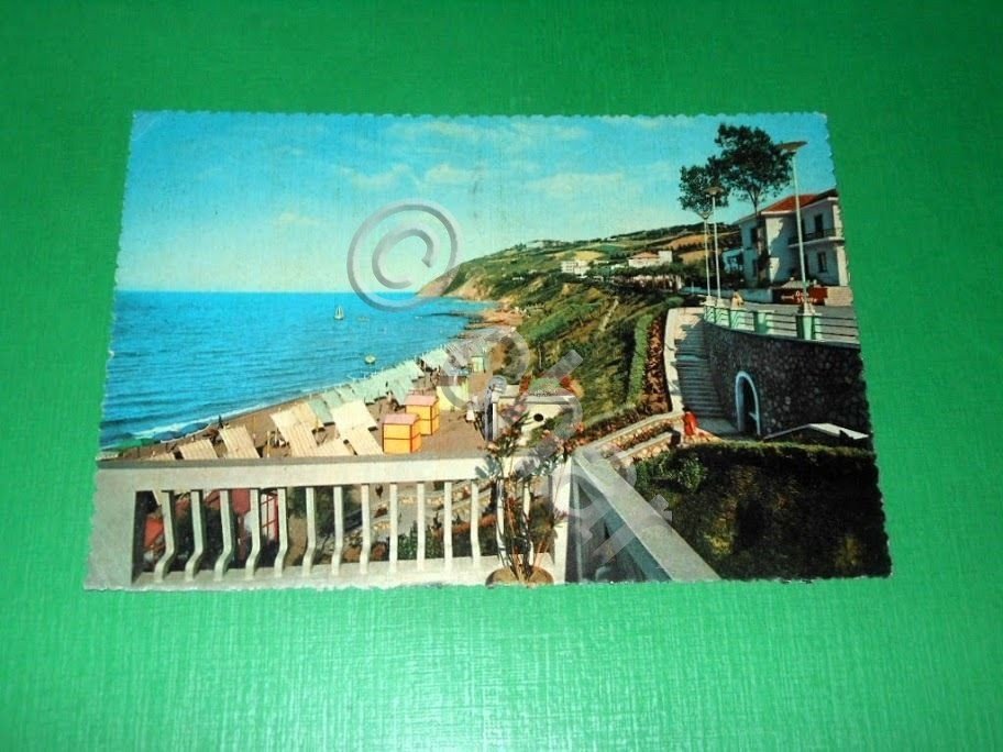 Cartolina Gabicce - La spiaggia 1960 ca.