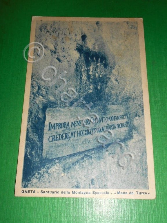 Cartolina Gaeta - Santuario della Montagna Spaccata - Mano del … | Immagine Gallery 2