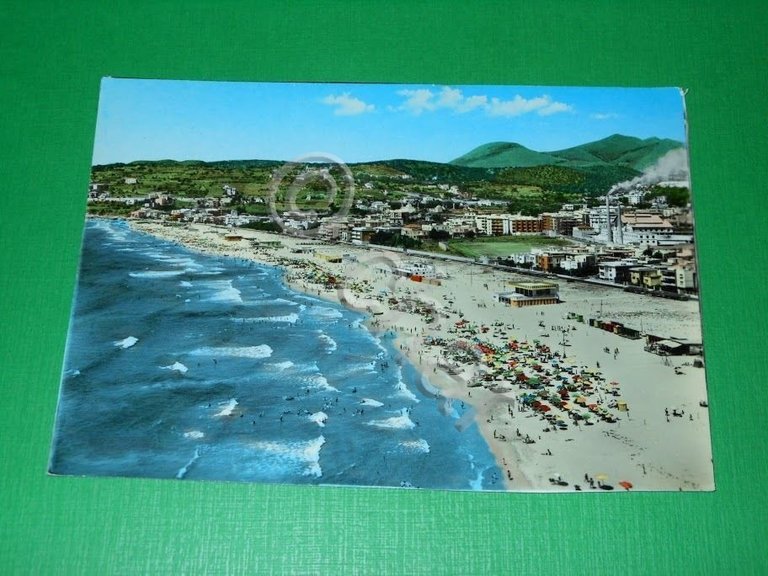 Cartolina Gaeta - Spiaggia di Serapo 1960 ca