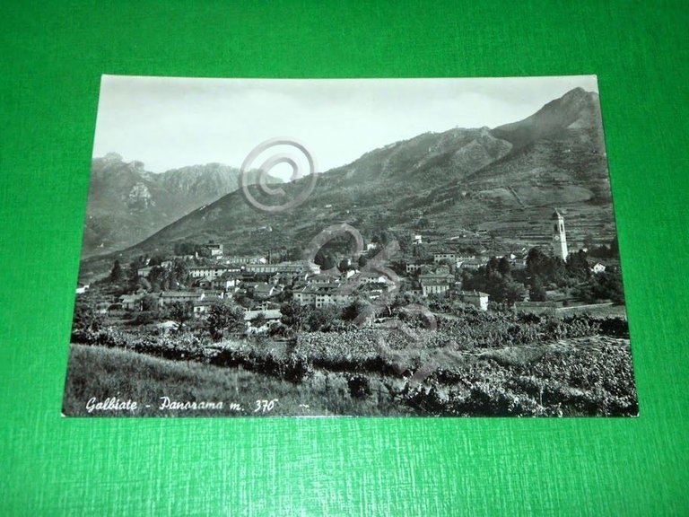 Cartolina Galbiate - Panorama 1955 ca