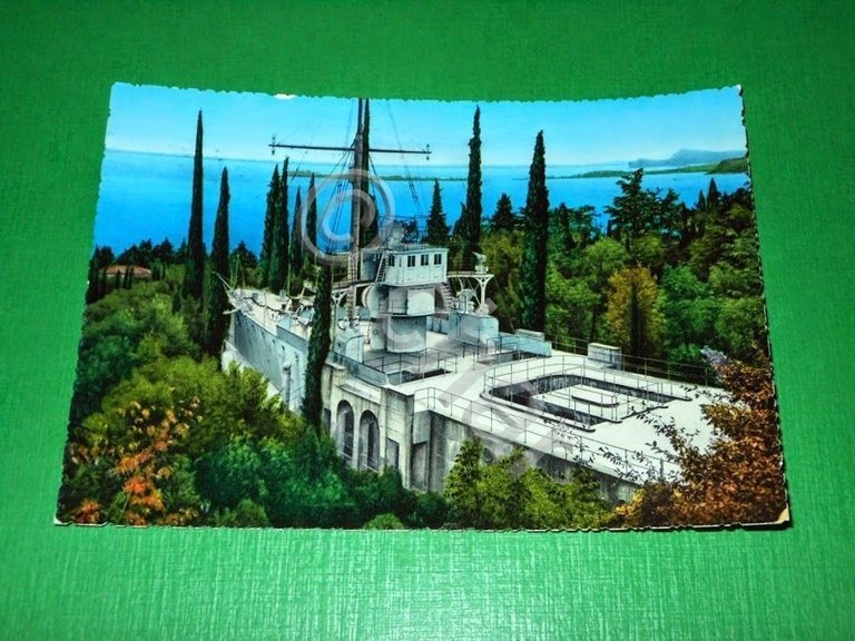 Cartolina Gardone del Garda - Il Vittoriale degli Italiani - …