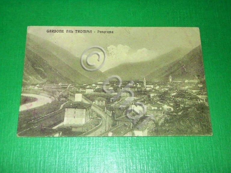Cartolina Gardone Val Trompia - Panorama 1911