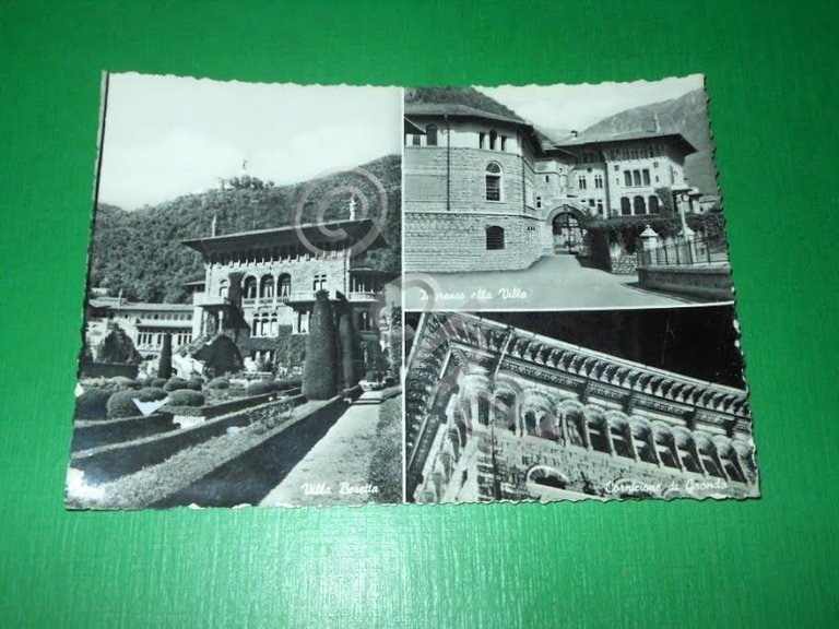 Cartolina Gardone Val Trompia - Villa Beretta 1962