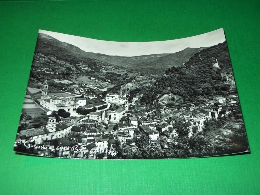 Cartolina Garessio - Borgo Maggiore - Panorama 1956.