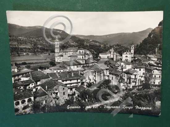 Cartolina Garessio - Panorama Borgo Maggiore - 1966