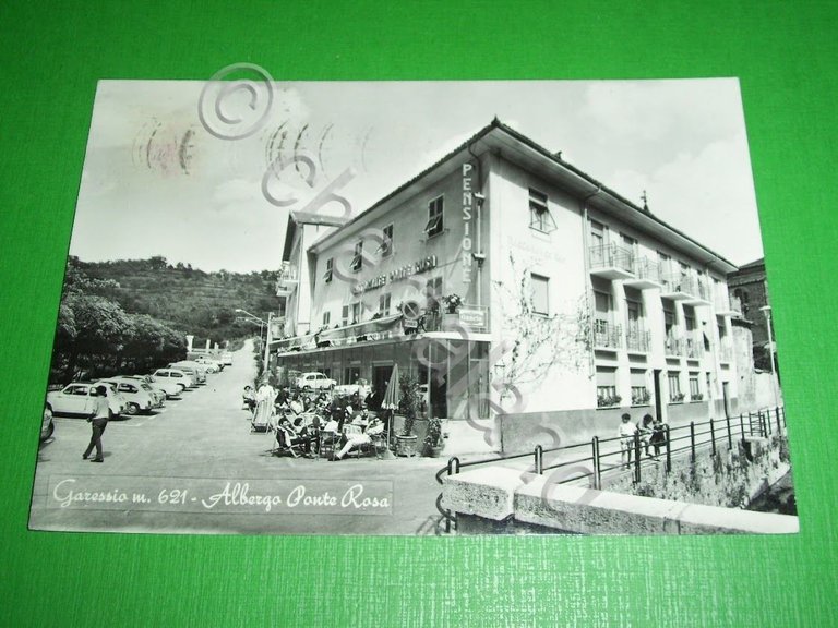 Cartolina Garessio ( Cuneo ) - Albergo Ponte Rosa 1969 | Immagine Gallery 2