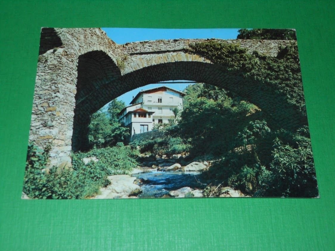 Cartolina Garessio ( Cuneo ) - Ponte Antico e Albergo …