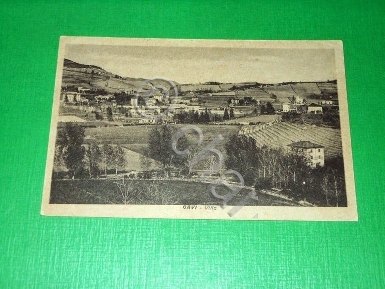 Cartolina Gavi ( Alessandria ) - Ville 1943
