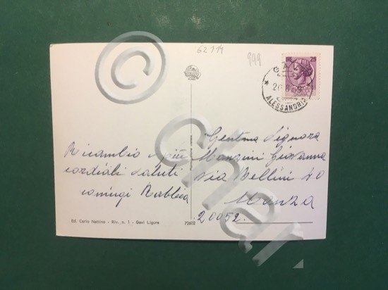 Cartolina Gavi Ligure - Panorama - 1960