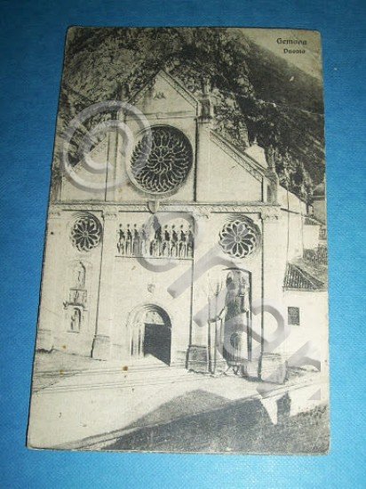 Cartolina Gemona - Il Duomo 1919 | Immagine Gallery 2