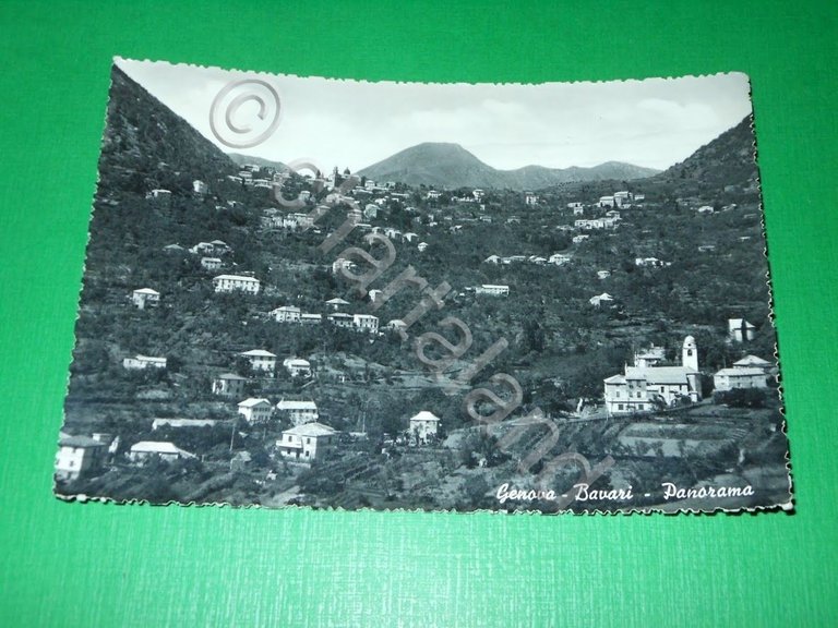 Cartolina Genova - Bavari - Panorama 1960