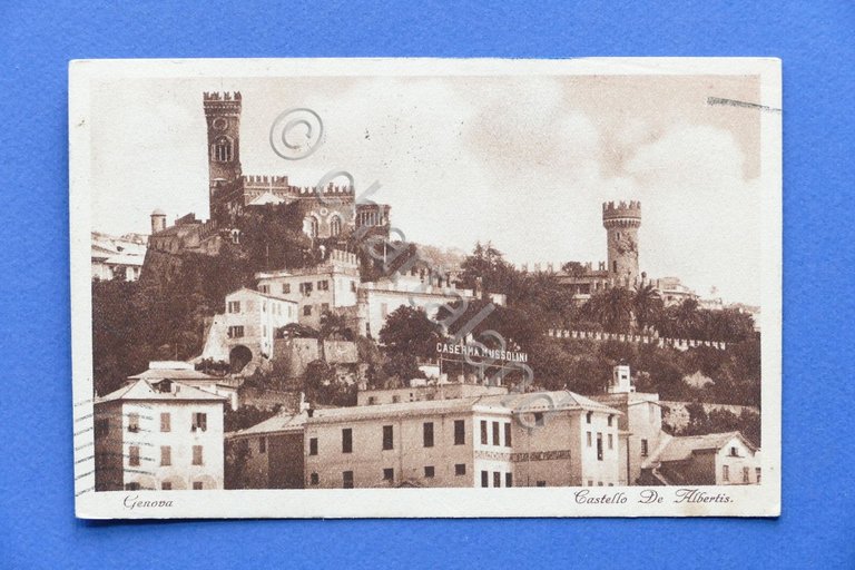 Cartolina Genova - Castello De Albertis - 1933
