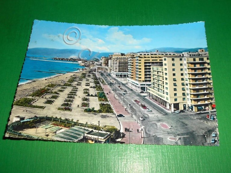 Cartolina Genova - Corso G. Marconi 1960.