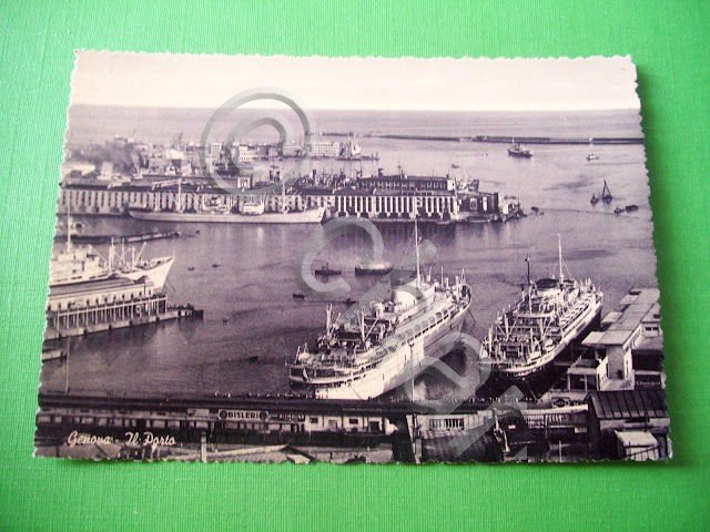 Cartolina Genova - Il Porto 1950 ca