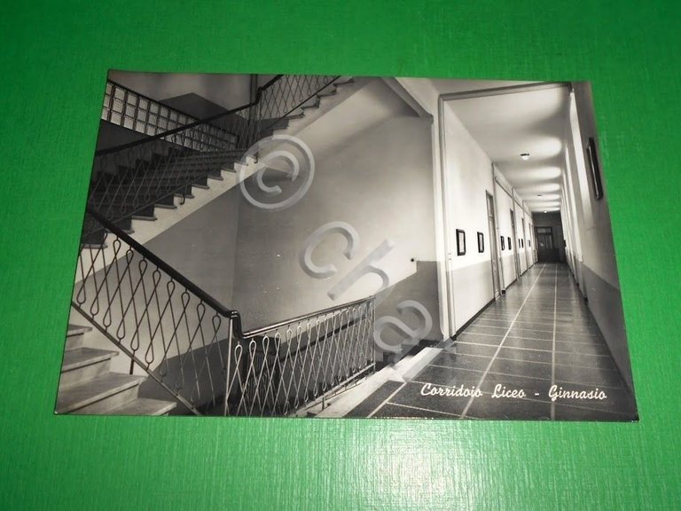 Cartolina Genova - Istituto Marcelline - Corridoio Liceo Ginnasio 1960 …