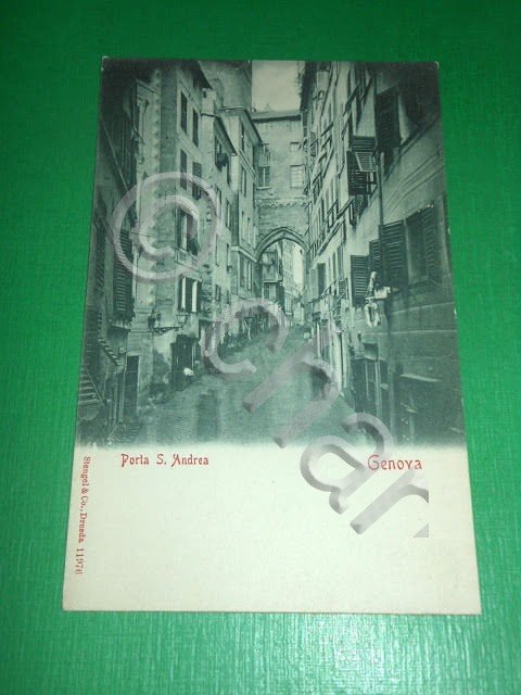Cartolina Genova - Porta S. Andrea 1910 ca