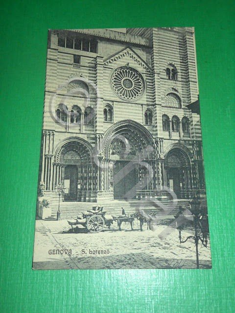 Cartolina Genova - S. Lorenzo 1920 ca