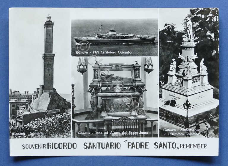 Cartolina Genova - Varie vedute - 1963