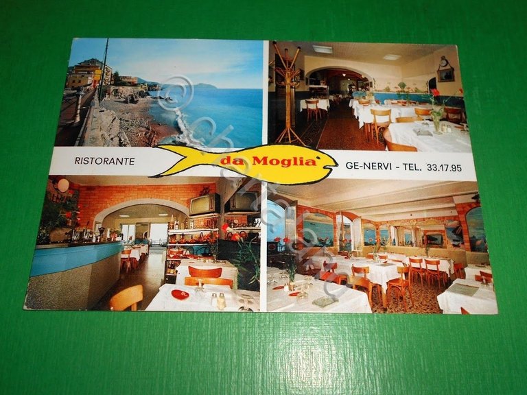 Cartolina Genova Nervi - Ristorante da Moglia 1965 ca