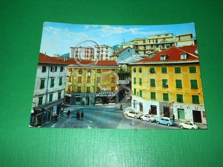 Cartolina Genova Pontedecimo - Piazza Pontedecimo 1967