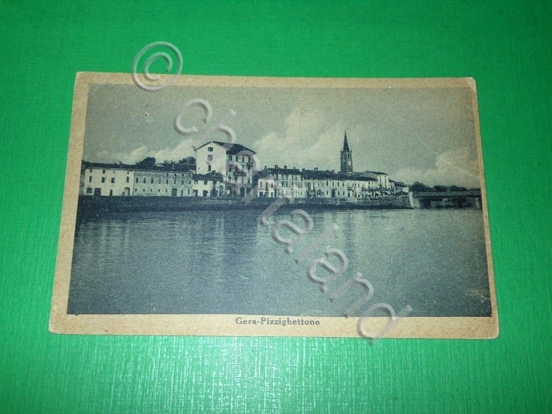 Cartolina Gera - Pizzighettone - Scorcio panoramico 1940 ca.