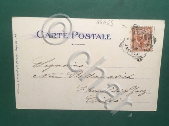 Cartolina Germania di A.Franchetti - Quadro I - 1902