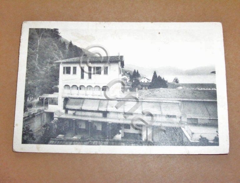 Cartolina Ghiffa - Casa di Cure Naturali L Rovetta 1938