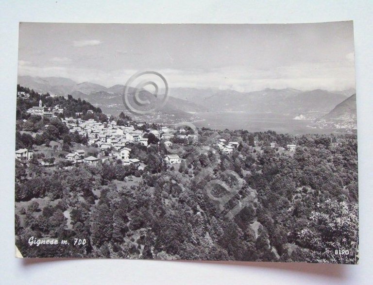 Cartolina Gignese - Panorama 1970