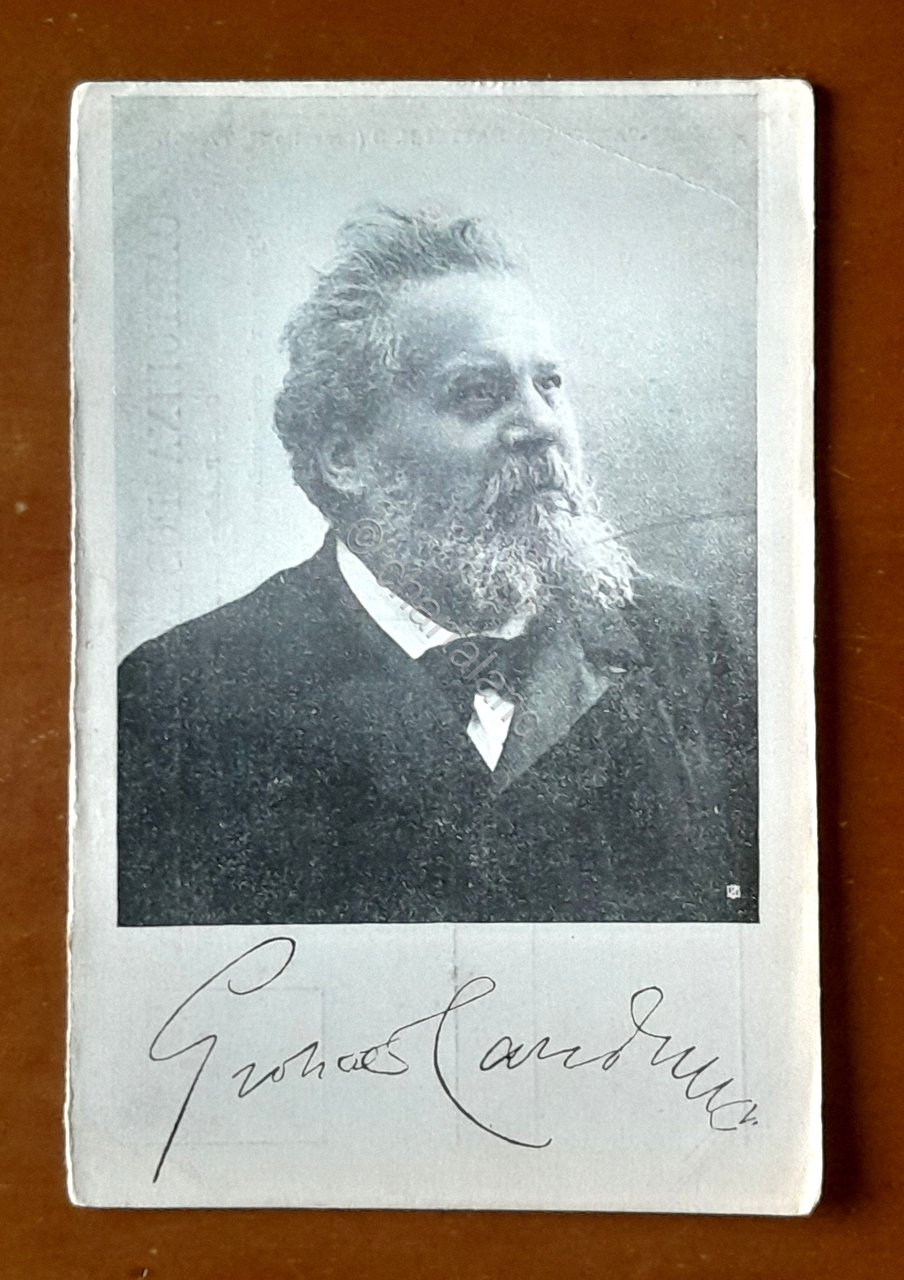 Cartolina Giosuè Carducci - 1911 | Immagine principale