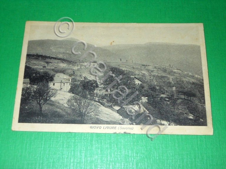 Cartolina Giovo Ligure - Panorama 1933
