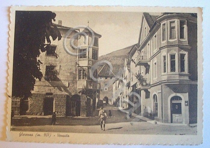 Cartolina Glorenza - Venosta 1940 ca