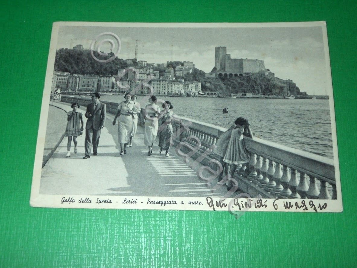 Cartolina Golfo della Spezia - Lerici - Passeggiata a mare … | Immagine principale